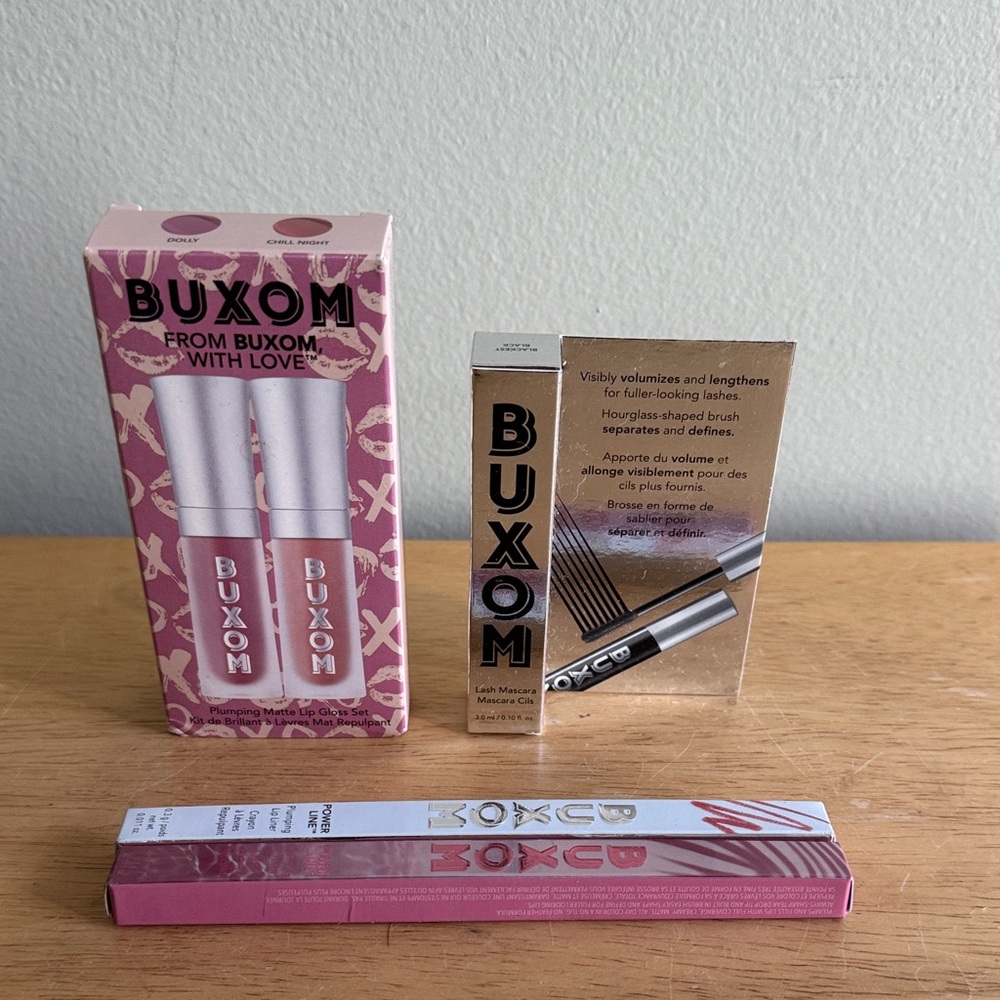 Buxom Pink Lip and Eye Bundle